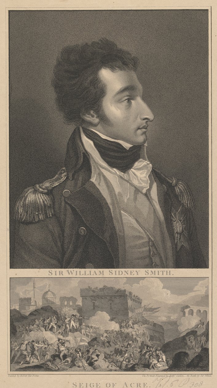 Amiraali William Sidney Smith ja The Siege of Acre tekijältä Anthony Cardon