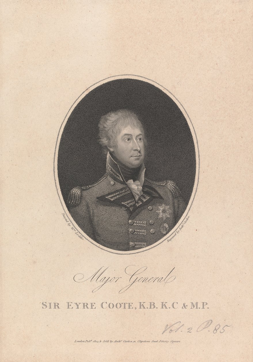 Sir Eyre Coote tekijältä Anthony Cardon