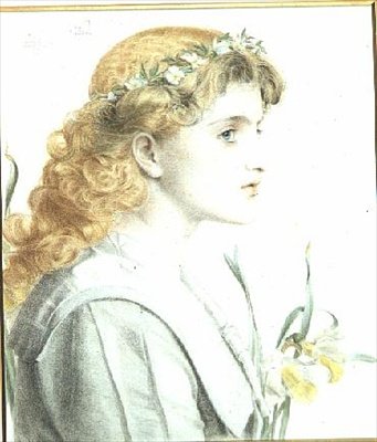 Toukokuu, 1902 (värikynä) (yksi neljästä) tekijältä Anthony Frederick Augustus Sandys