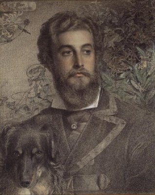 Cyril Flowerin muotokuva tekijältä Anthony Frederick Augustus Sandys