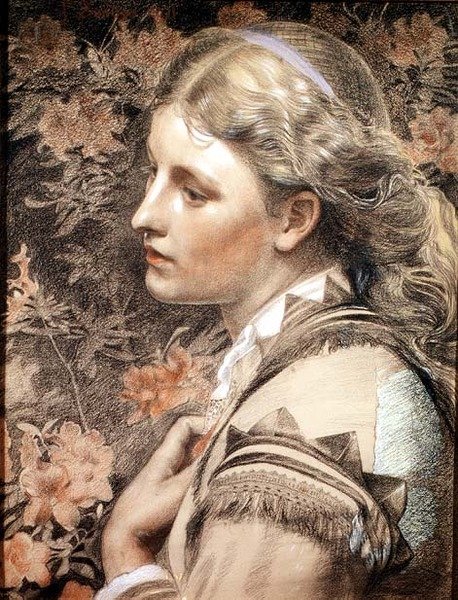 Mary Sandysin muotokuva tekijältä Anthony Frederick Augustus Sandys