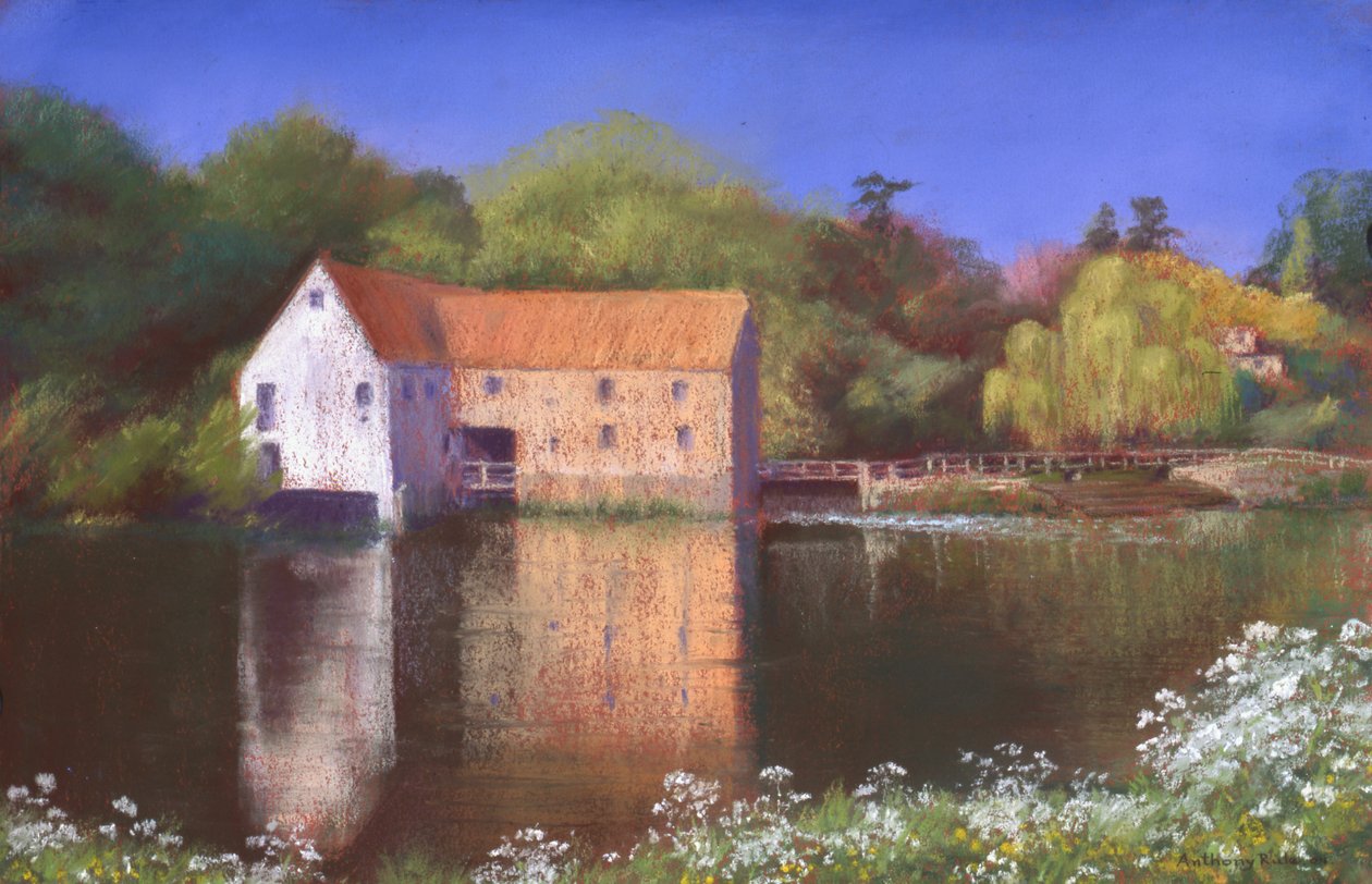 Kevät tehtaalla, 2004 (pastelli paperille) tekijältä Anthony Rule
