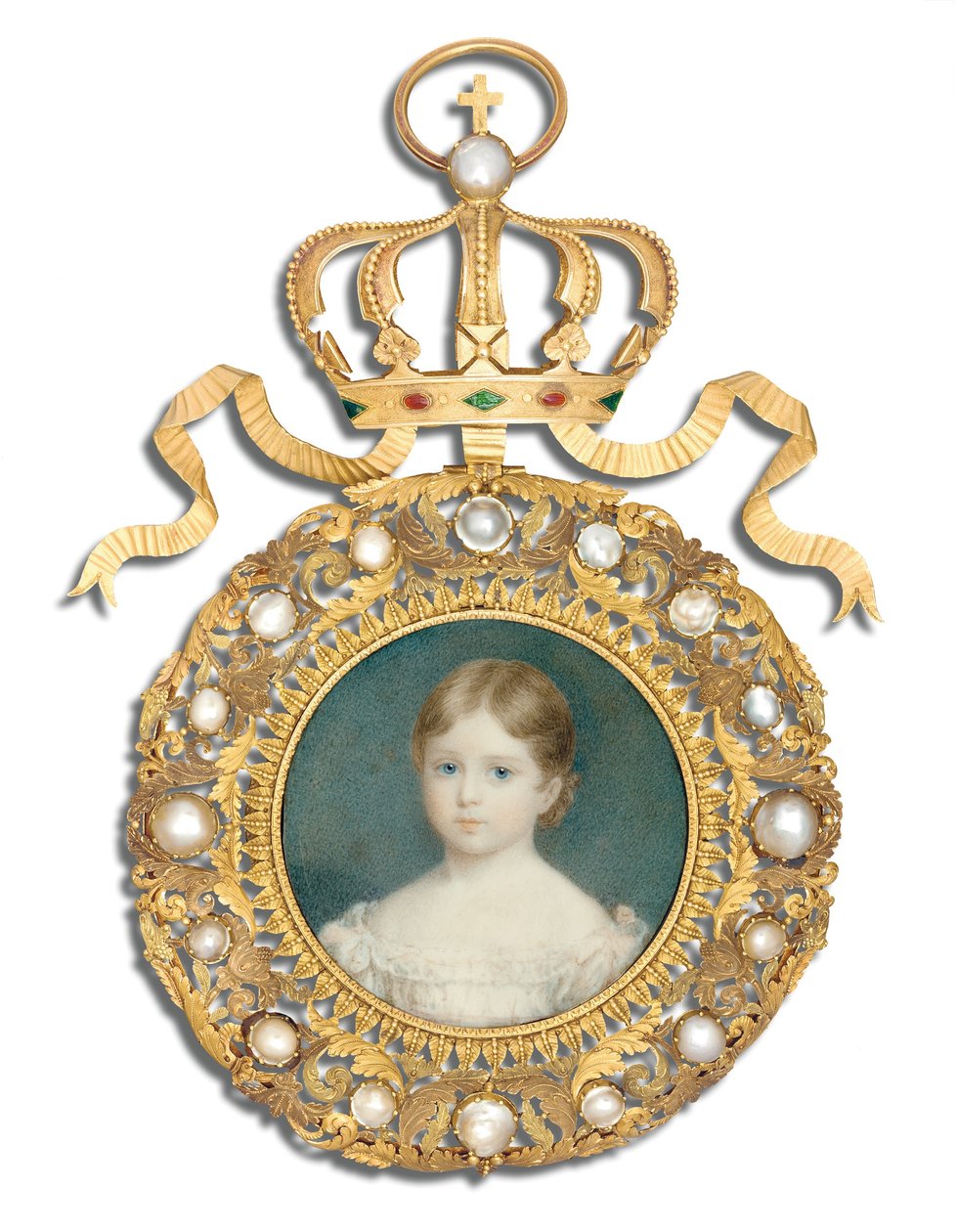 Kuningatar Victoria lapsena, 1825 tekijältä Anthony Stewart