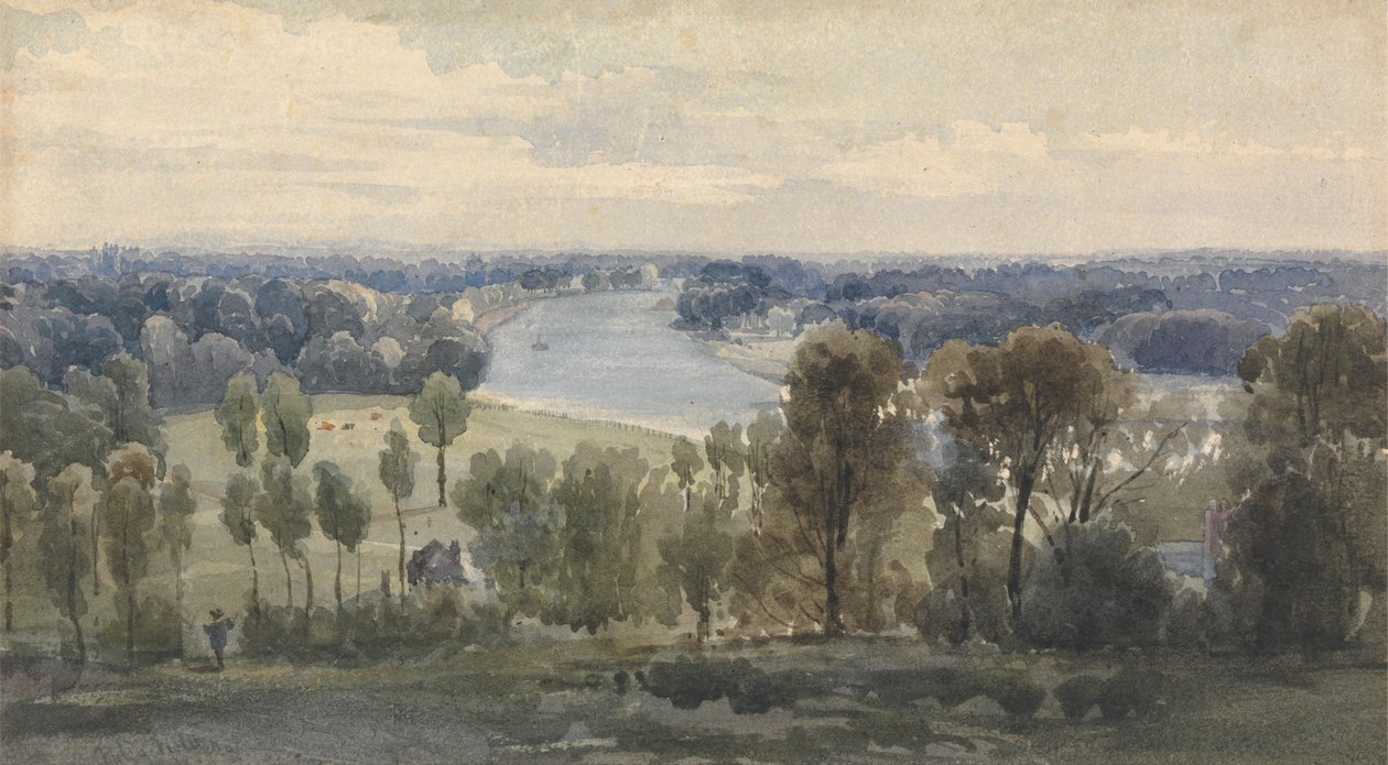 Richmond Hill tekijältä Anthony Vandyke Copley Fielding