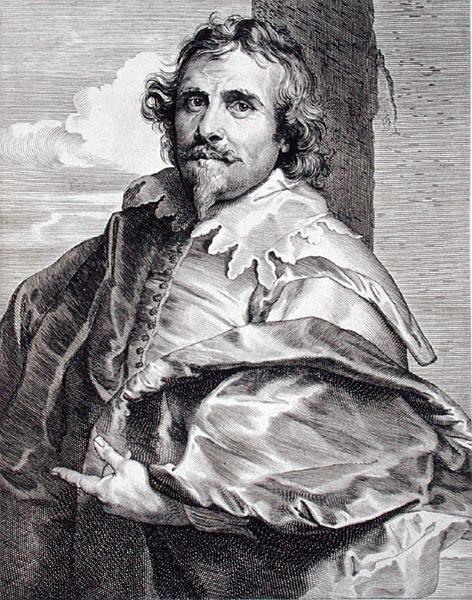 Daniel Mytens (n. 1590-n. 1647), kaiverrus Paulus Pontius (1603-58) (kaiverrus) tekijältä Anthony van (after) Dyck