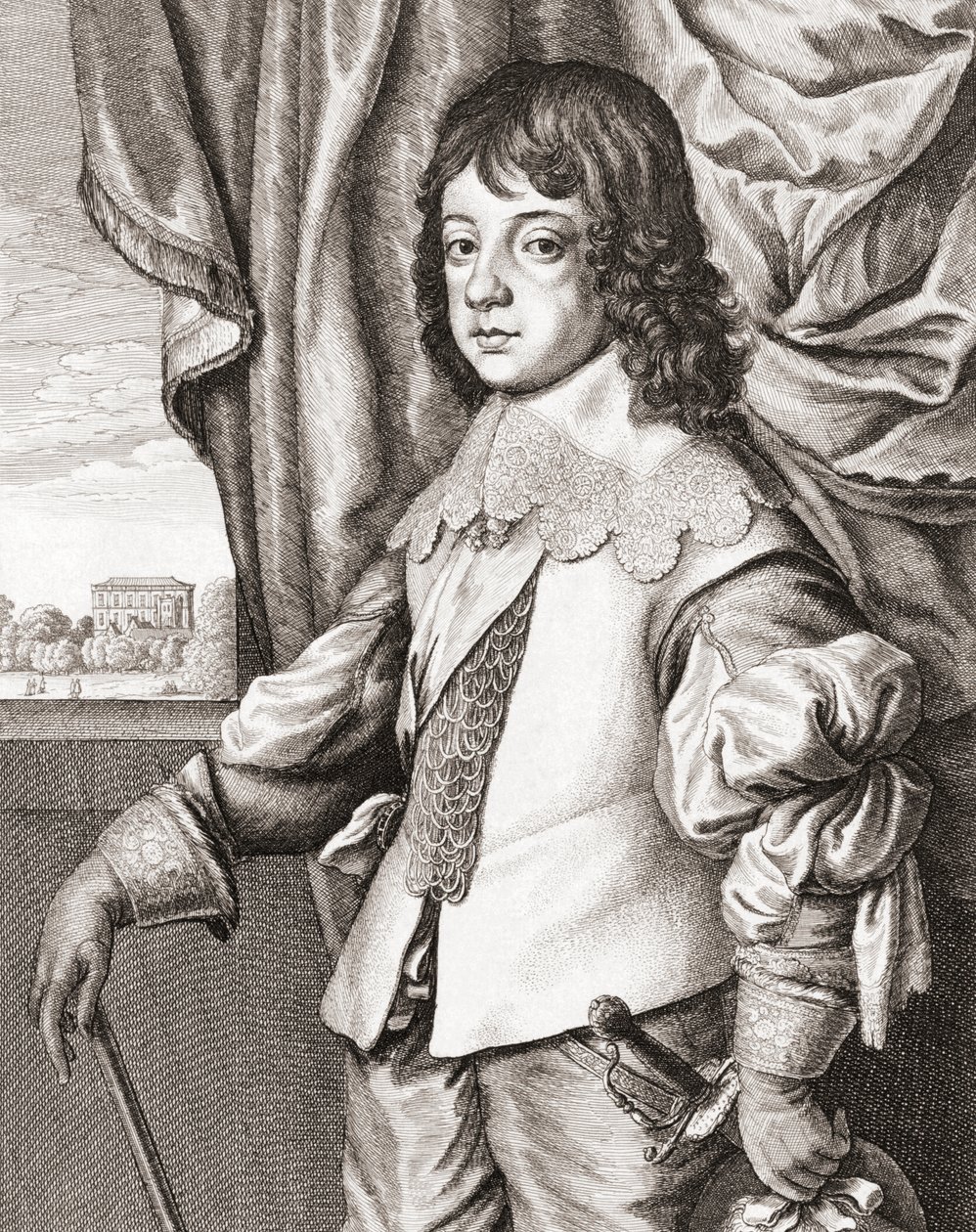 Englannin kuningas Kaarle II lapsena tekijältä Anthony van (after) Dyck