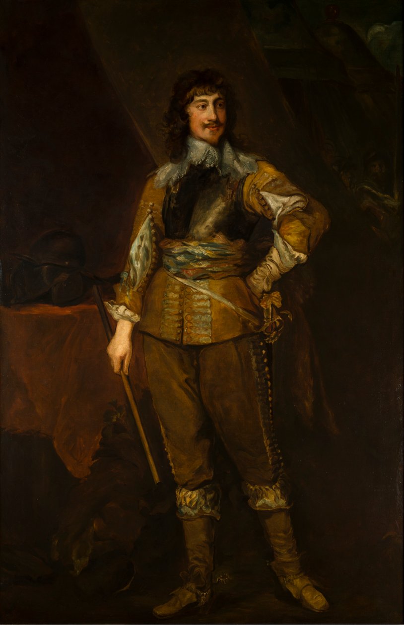 Muotokuva Mountjoy Blountista, noin 1. Earl of Newport (1597-1666), n. 1619-1641 (öljy kankaalle) tekijältä Anthony van (after) Dyck
