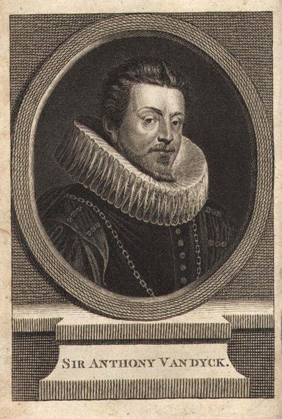 Sir Anthony van Dyck (1599-1641) (kaiverrus) tekijältä Anthony van (after) Dyck