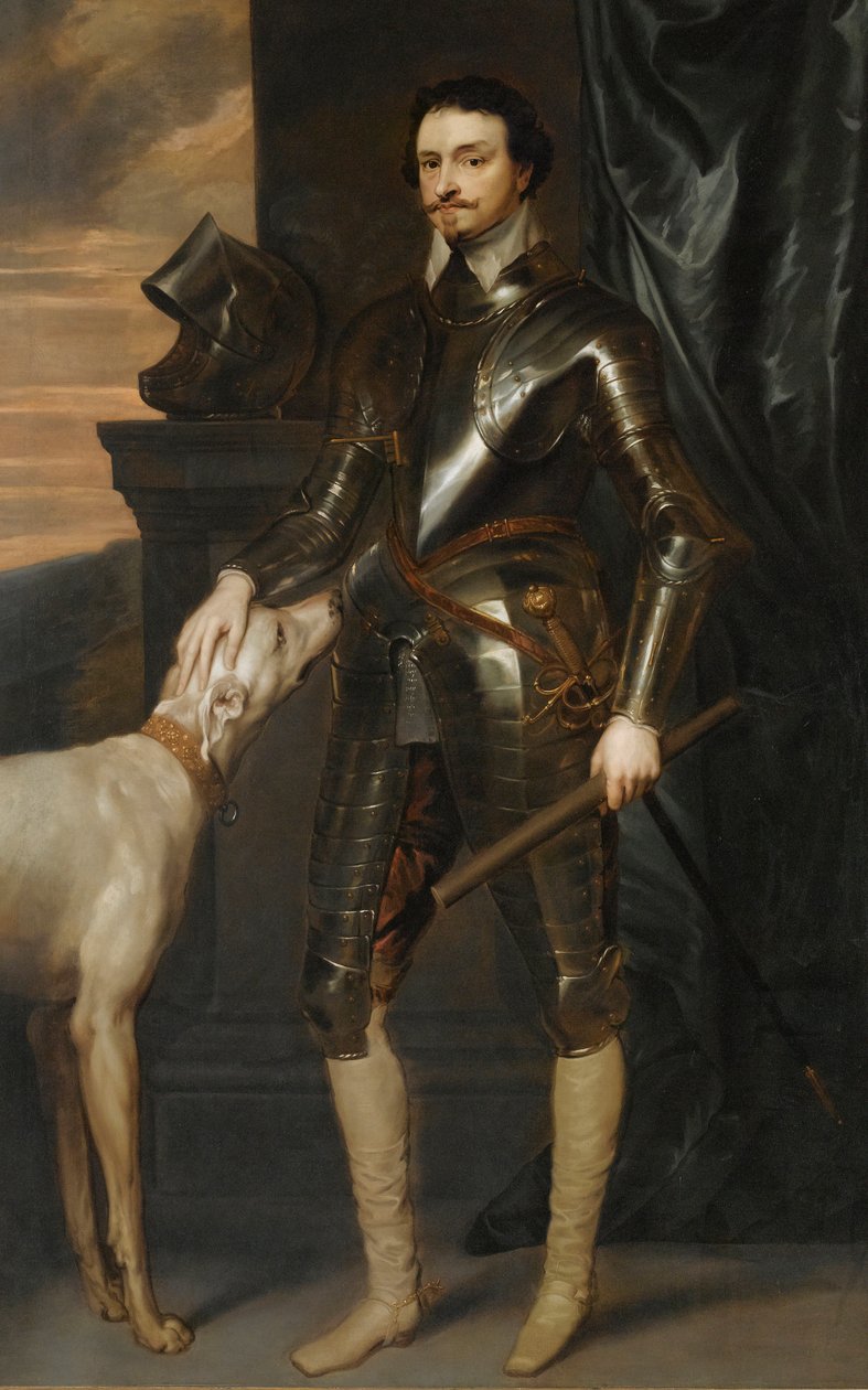 ""Thomas Wentworthin muotokuva tekijältä Anthony van (studio of) Dyck
