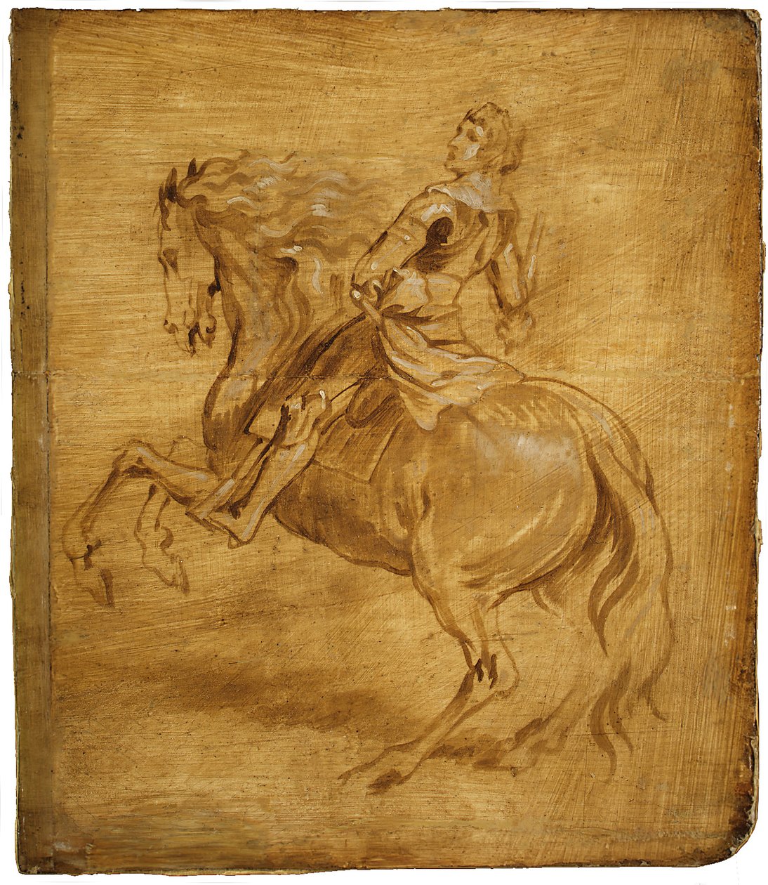 Mies ratsastaa hevosella, n. 1630. tekijältä Anthony van Dyck