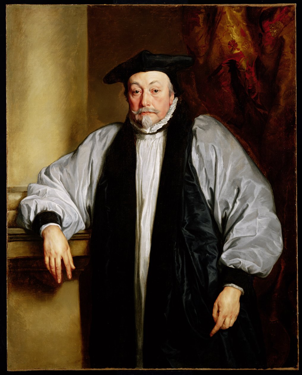 Arkkipiispa Laud (1573-1645) n. 1635-37 (ja yksityiskohta 62514) tekijältä Anthony van Dyck