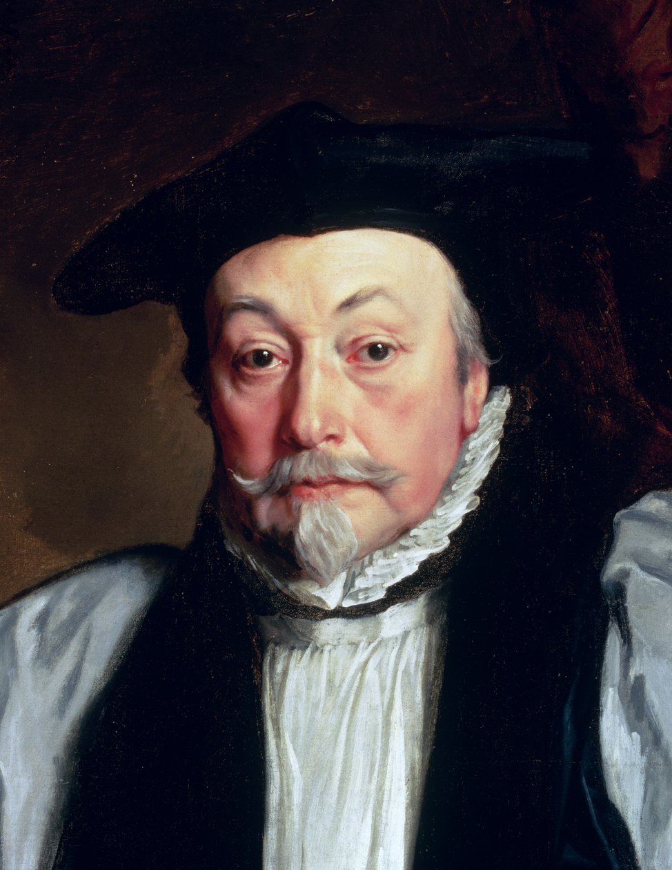 Arkkipiispa William Laud (1573-1645) n. 1635-37 (62513:n yksityiskohta) tekijältä Anthony van Dyck