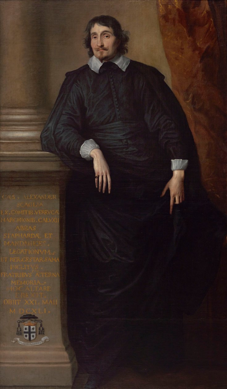 Cesare Alessandro Scaglia di Verrua, Staffardan ja Mandanicin apotti tekijältä Anthony van Dyck