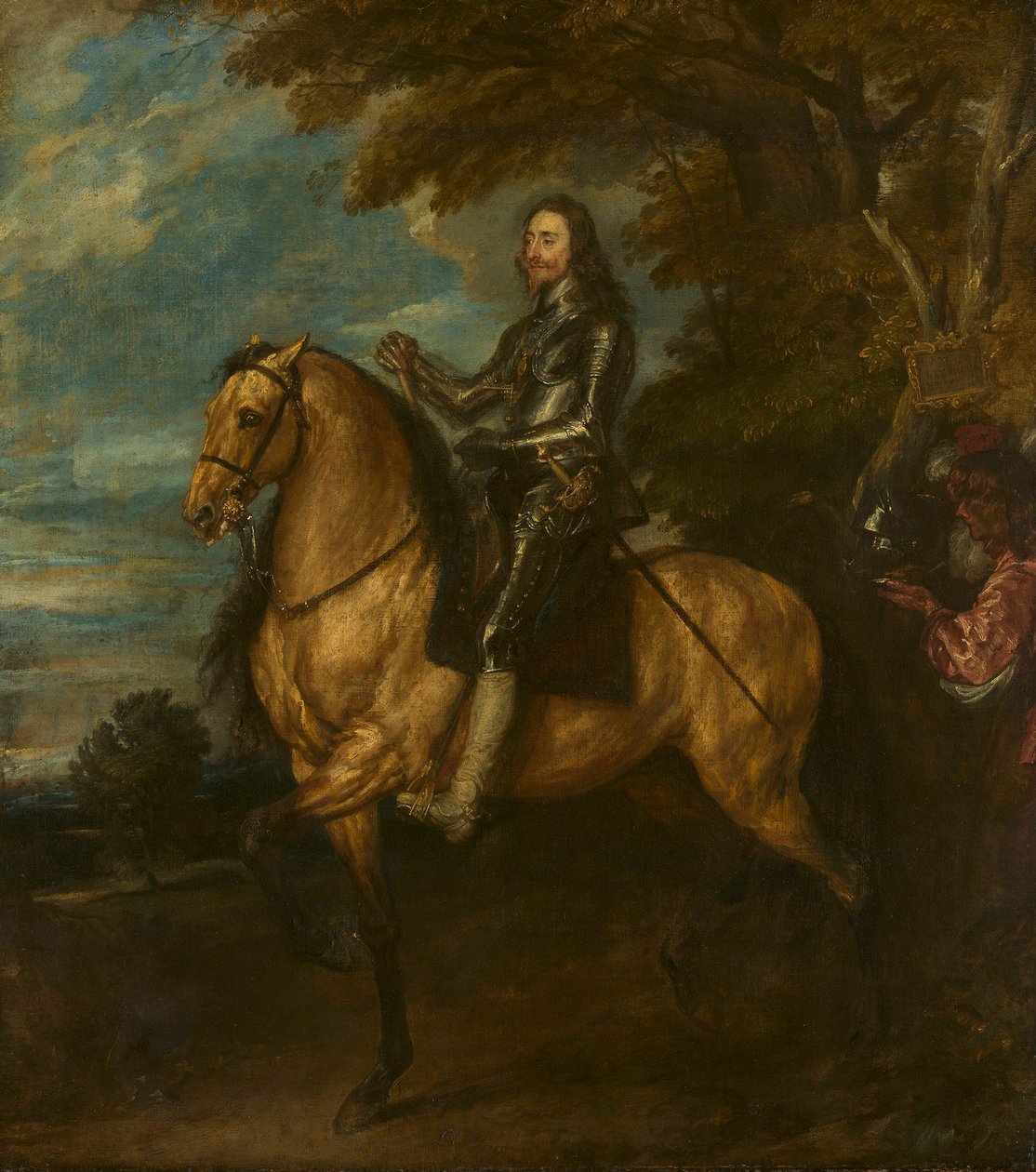 Kaarle I (1600-49) hevosen selässä tekijältä Anthony van Dyck