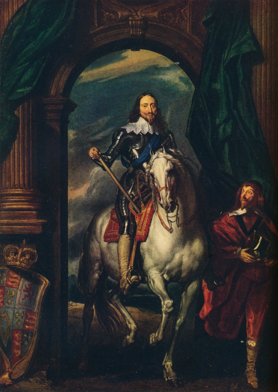 Kaarle I 1600-1649 herra de St Antoinen kanssa, 1633, 1913 tekijältä Anthony van Dyck