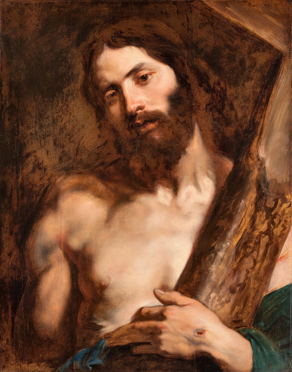 Kristus kantaa ristiä, 1600-luvun ensimmäinen kolmannes. tekijältä Anthony van Dyck