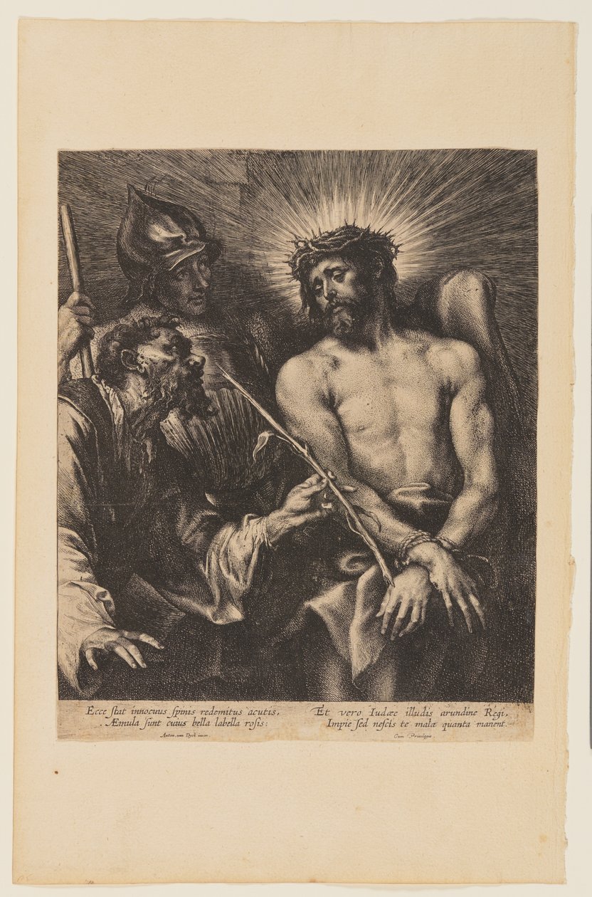 Kristus kruunattu orjantappuroilla tekijältä Anthony van Dyck