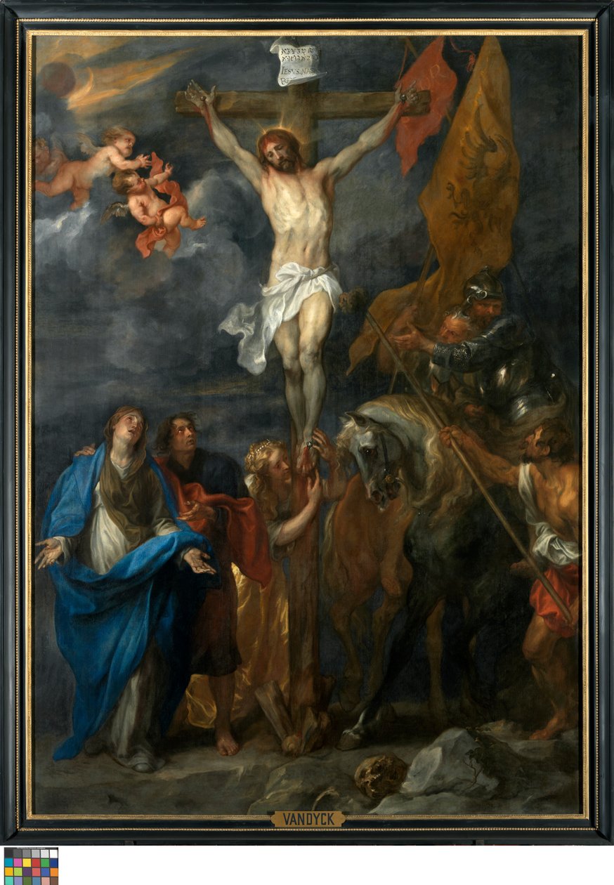 Kristus ristillä tai Kristus sienen kanssa tekijältä Anthony van Dyck