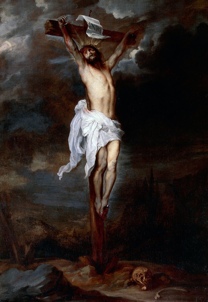 Ristiinnaulitseminen, noin 1621-1625, Anton van Dyck (1599-1641), öljy kankaalle tekijältä Anthony van Dyck