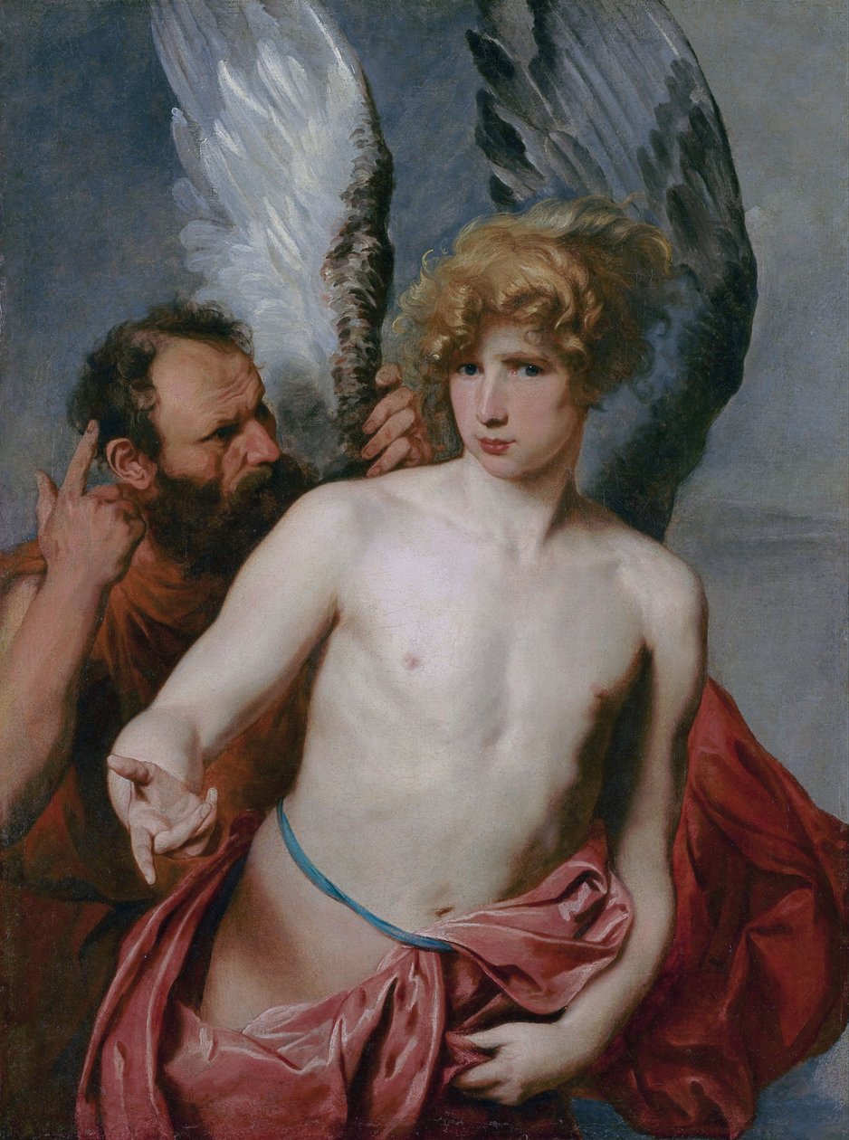 Daidalos ja Ikaros tekijältä Anthony van Dyck