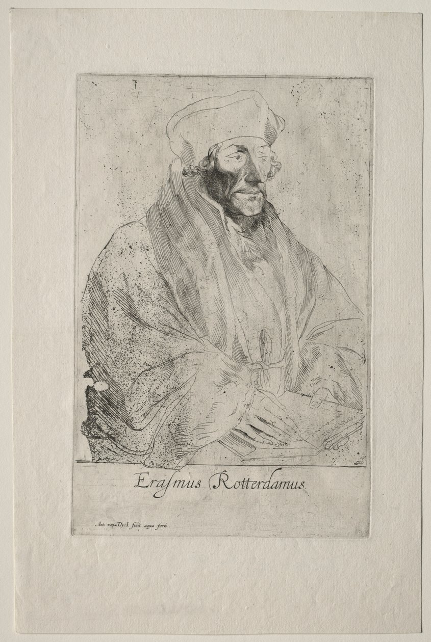 Desiderius Erasmus Rotterdamilainen tekijältä Anthony van Dyck