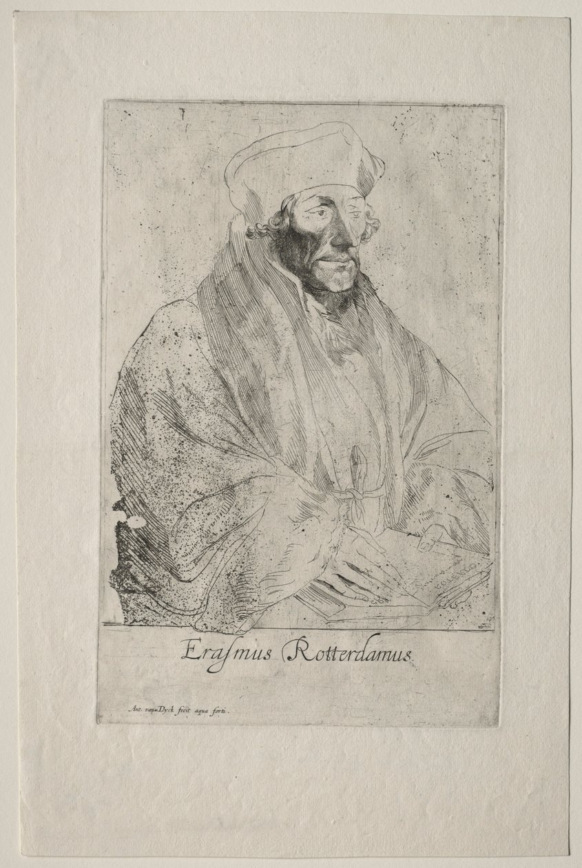 Desiderius Erasmus Rotterdamilainen tekijältä Anthony van Dyck
