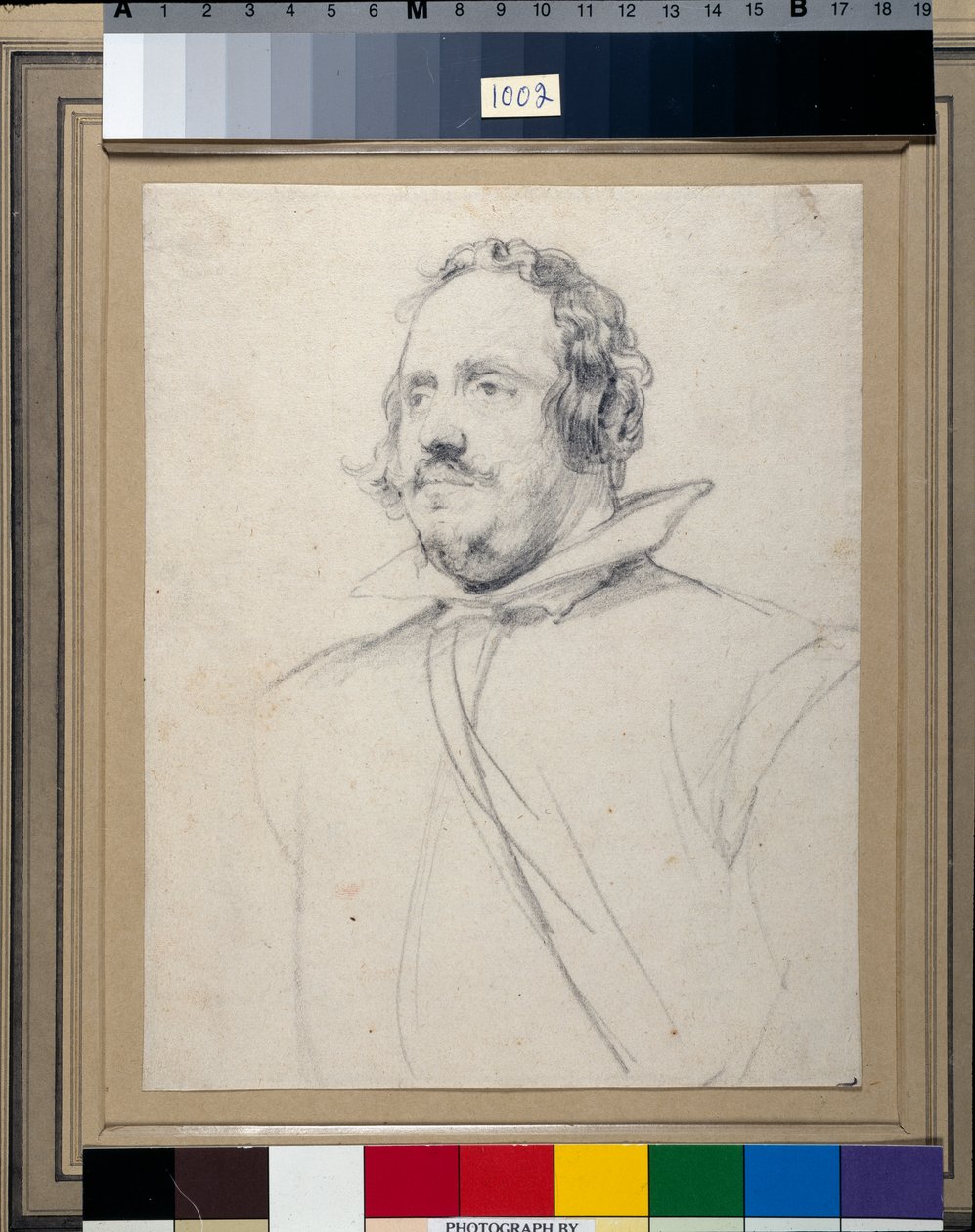 Don Emanuel Frockas (musta liitu paperille) tekijältä Anthony van Dyck