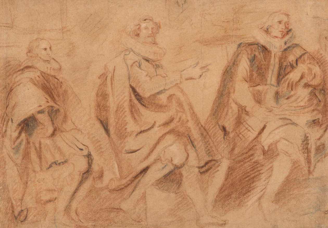 Kolme Brysselin raatimiestä tekijältä Anthony van Dyck