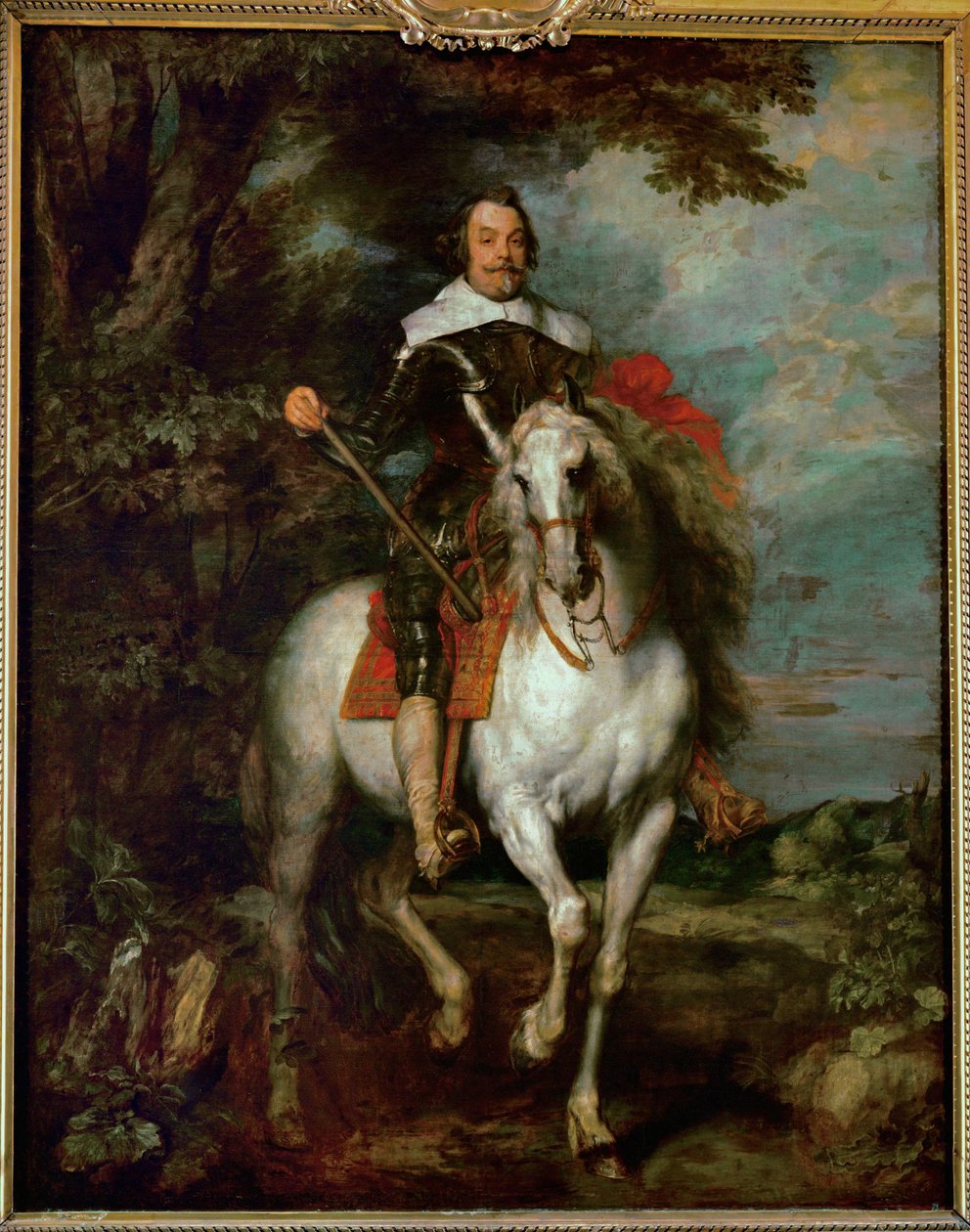 Francisco de Moncada, Ossunan kreivi, suurlähettiläs ja Espanjan joukkojen komentaja Alankomaissa ... tekijältä Anthony van Dyck