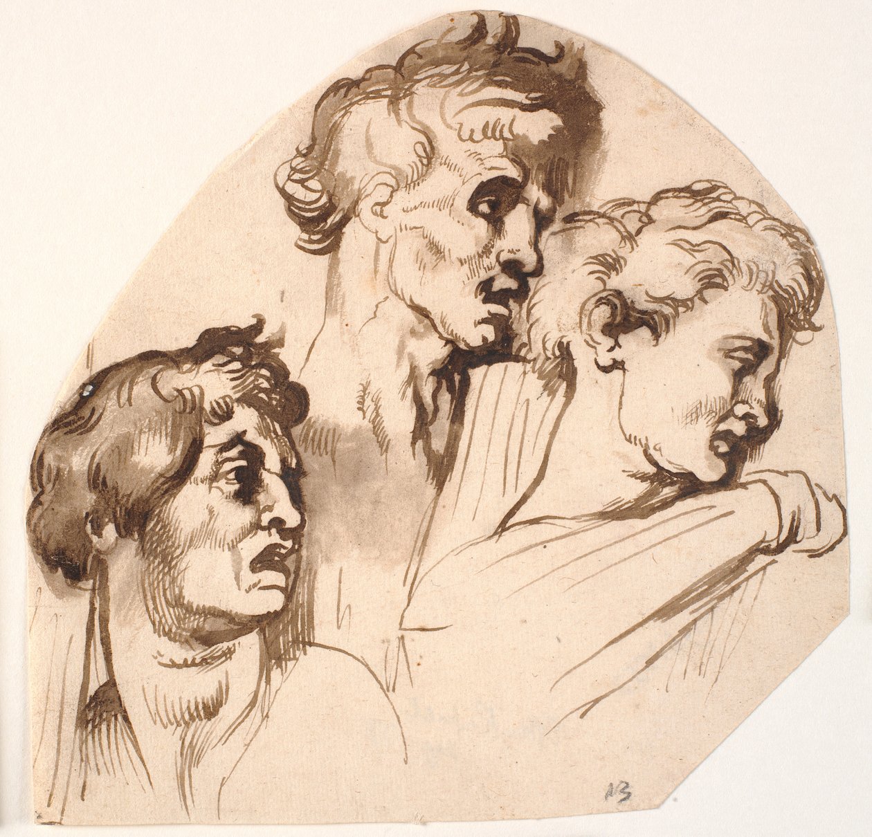 Prokonsulin kirjaajien ja neuvonantajan päälliköt tekijältä Anthony van Dyck