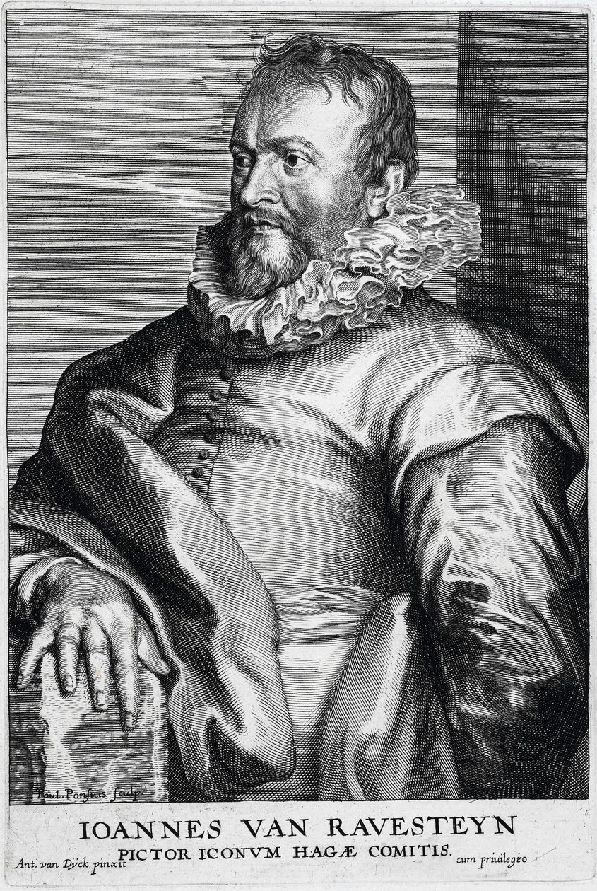 Ioannes van Ravesteyn - Pictor Iconvm Hagae Comitis tekijältä Anthony van Dyck