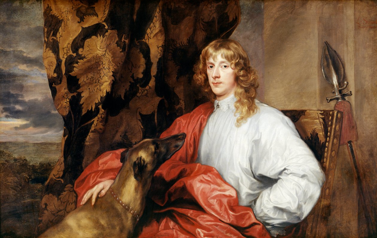 James Stuart, Richmondin ja Lennoxin herttua, n. 1636 (öljy kankaalle) tekijältä Anthony van Dyck