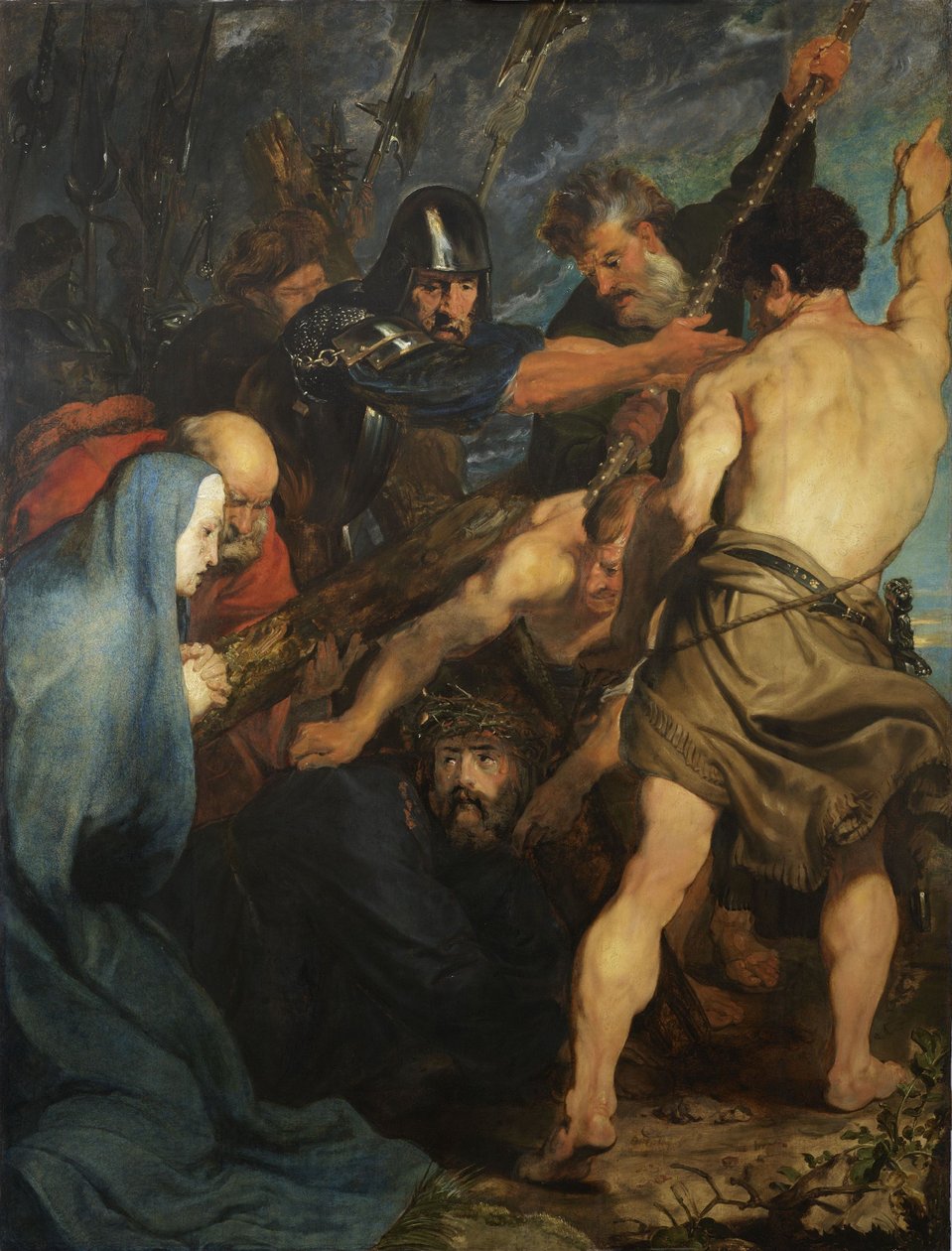 Jeesus Kristus kantaa ristiä tekijältä Anthony van Dyck