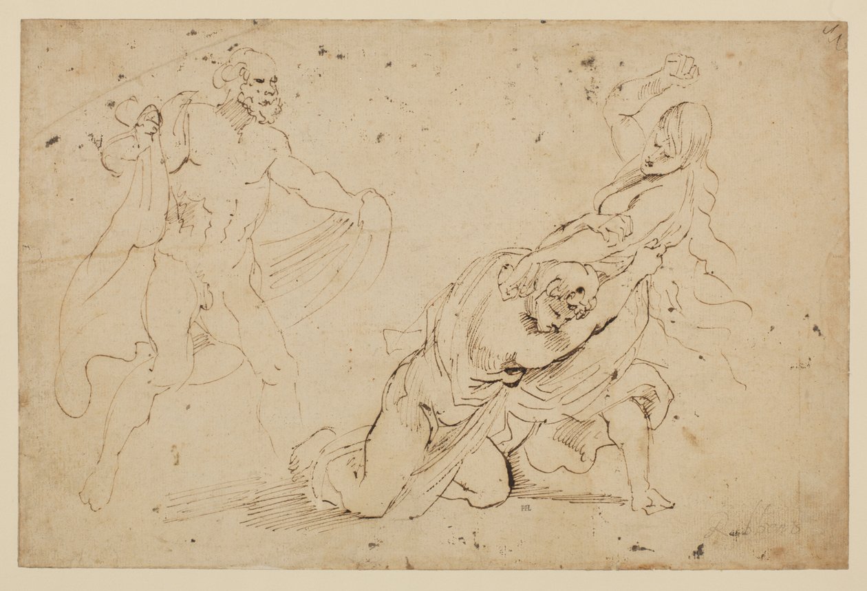 Junon kosto Callistolle, ? - Tutkimus miehestä ja naisesta toisen naisen kimppuun, 1621-n. 1623 tekijältä Anthony van Dyck