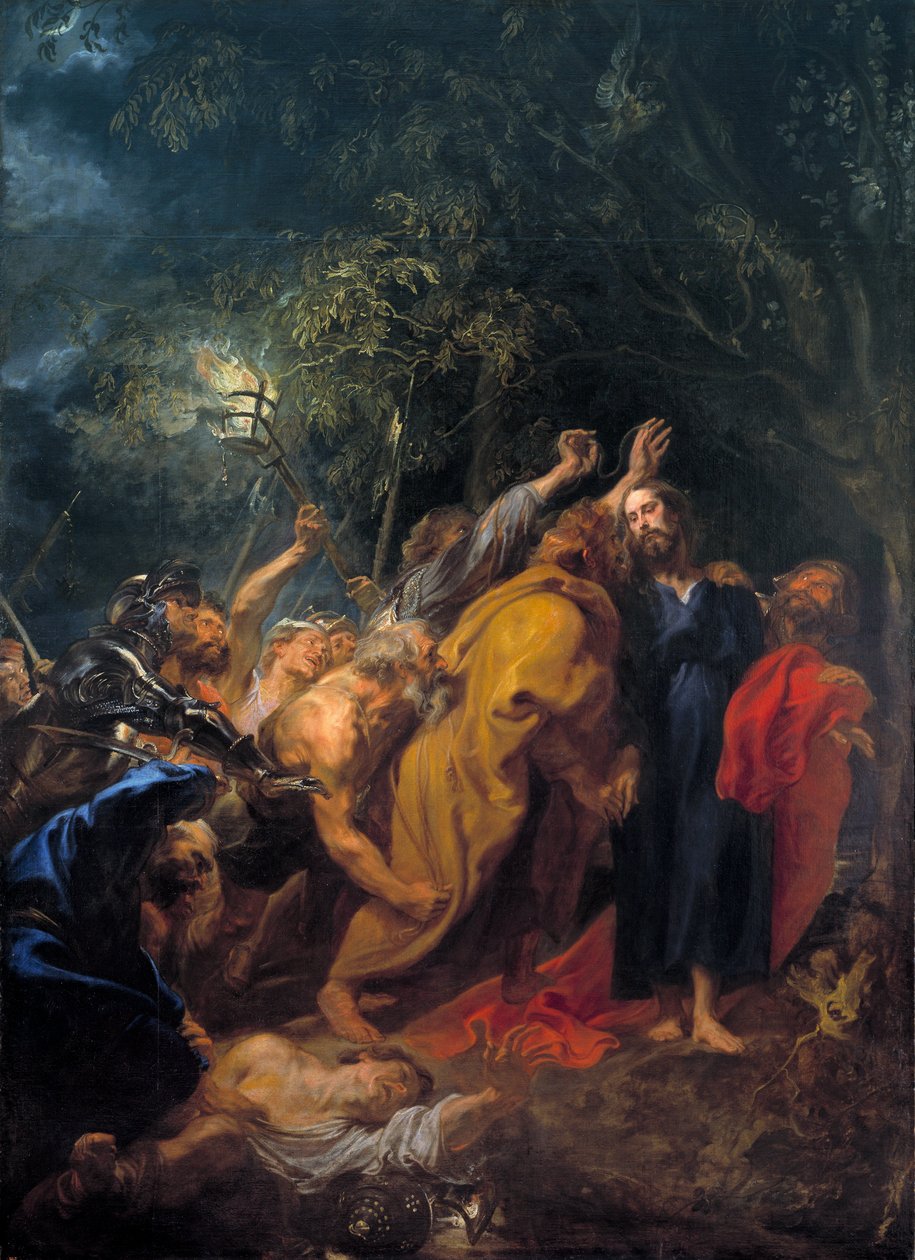 ""La capture du christ"" (Kristuksen vangitseminen) Peinture d