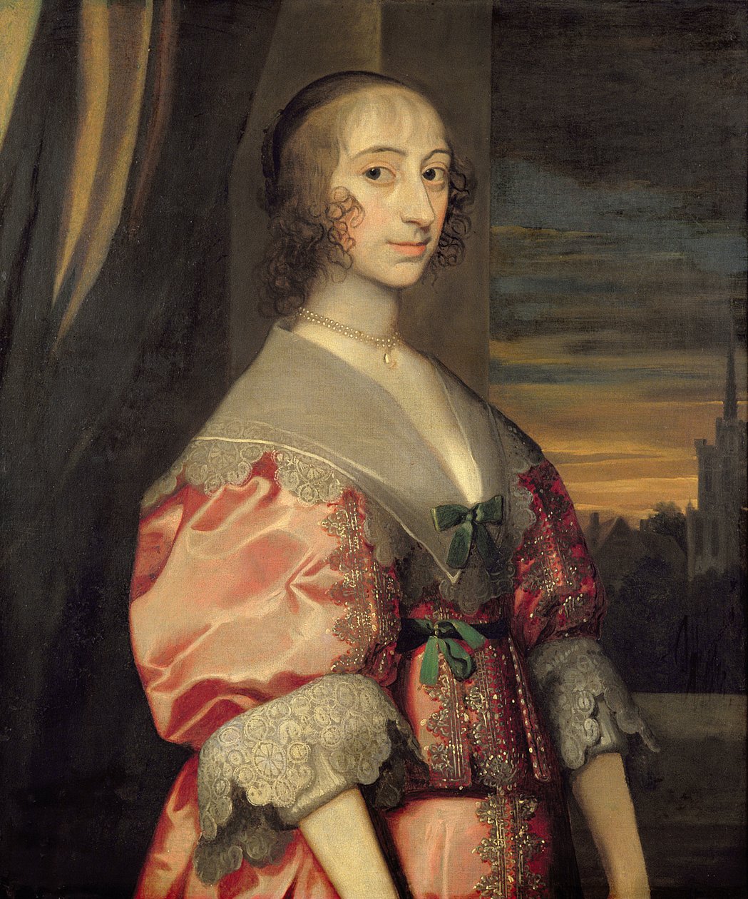 Lady Hoghton, ensimmäisen Baronetin vaimo 1600-luvulta tekijältä Anthony van Dyck