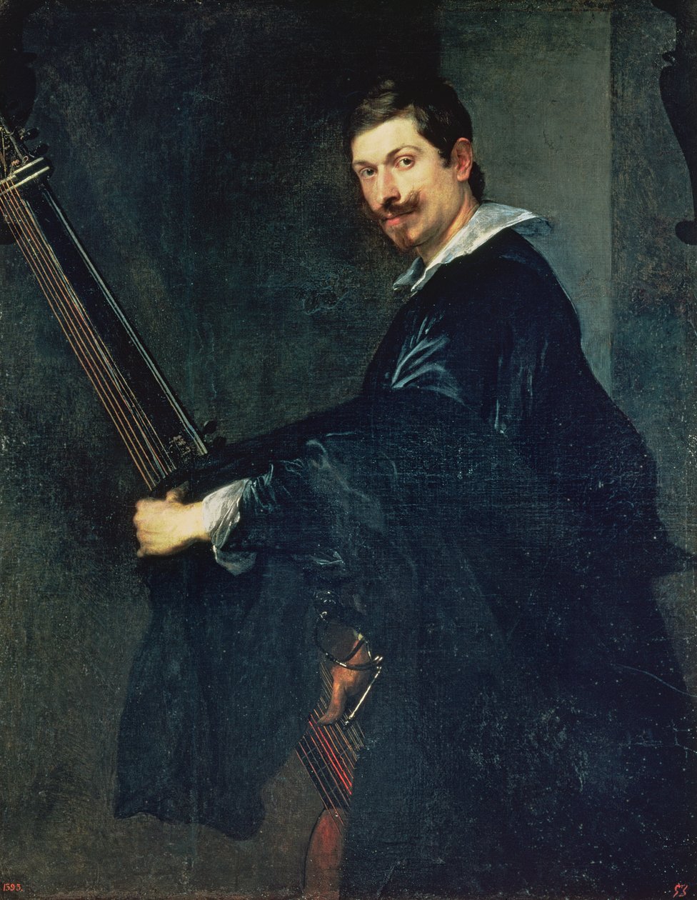 Mies luutulla, muotokuva muusikko Jacob Gaultierista, lutenistista englantilaisessa hovissa tekijältä Anthony van Dyck