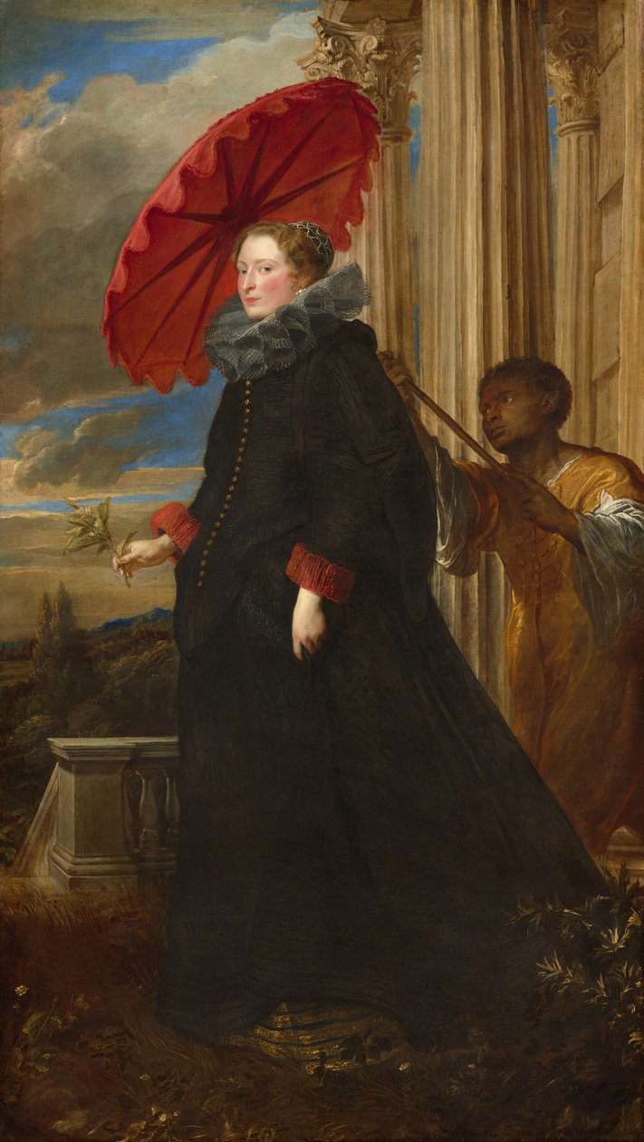 Marchesa Elena Grimaldi Cattaneo, 1623. tekijältä Anthony van Dyck