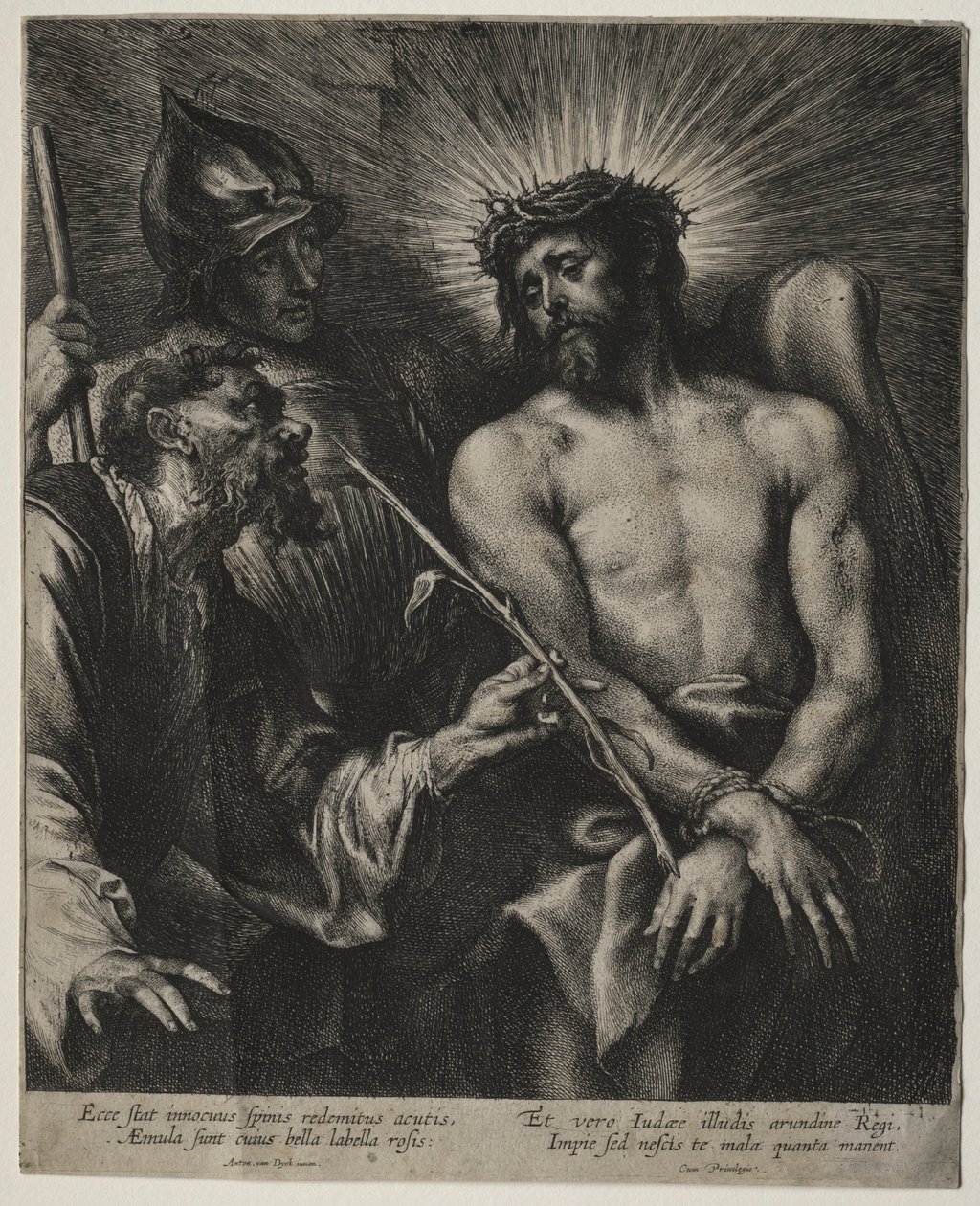 Kristuksen pilkkaaminen. tekijältä Anthony van Dyck
