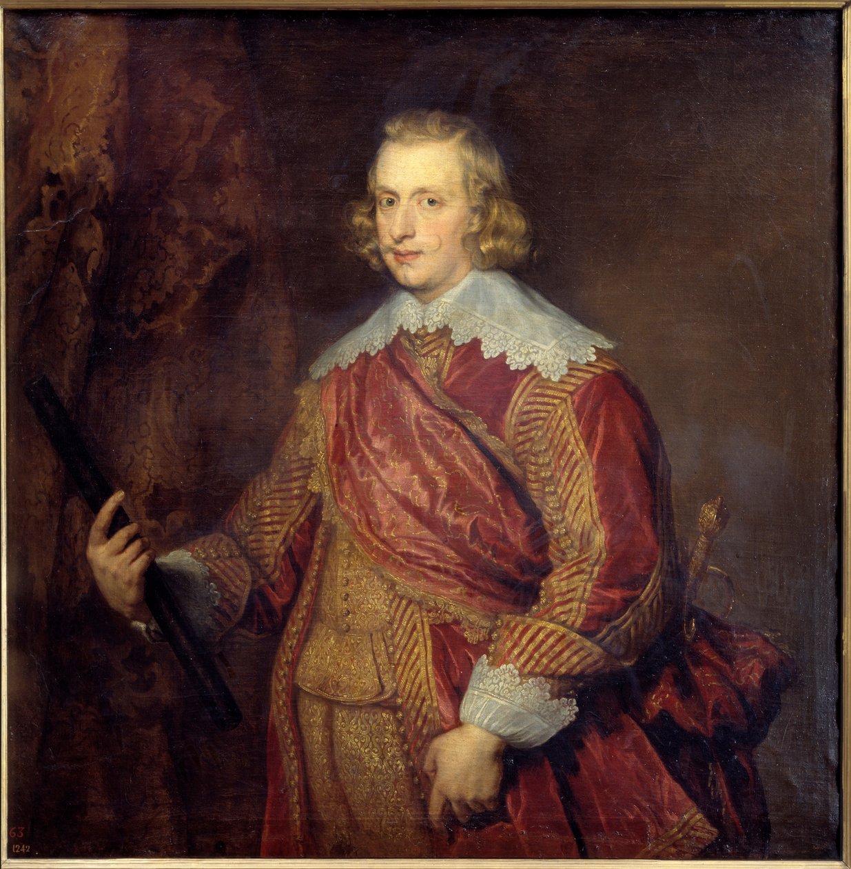 Itävallan kardinaalivauvan Ferdinandin muotokuva (1609-1641) Anton Van Dyckin (1599-1641) maalaus (ec.flam.) Aurinko 1,07x1,06 m Madrid, Prado-museo tekijältä Anthony van Dyck