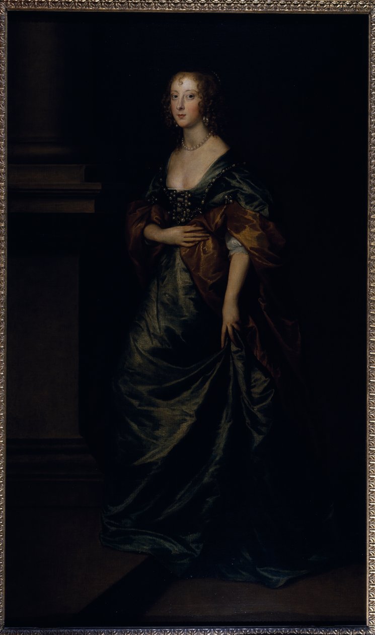 Muotokuva Elizabeth Cecilistä, Devonshiren kreivitärestä, n. 1639 (öljy kankaalle) tekijältä Anthony van Dyck
