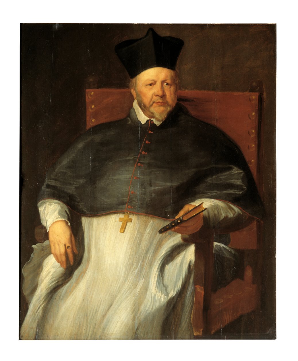 Antwerpenin piispan Jan Malderuksen muotokuva (öljy paneelissa) tekijältä Anthony van Dyck