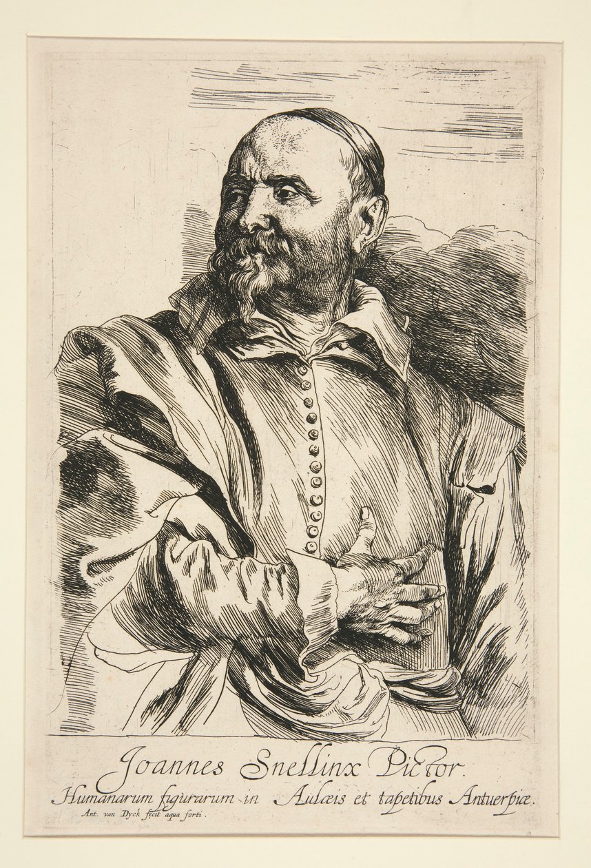 Jan Snellinxin muotokuva tekijältä Anthony van Dyck