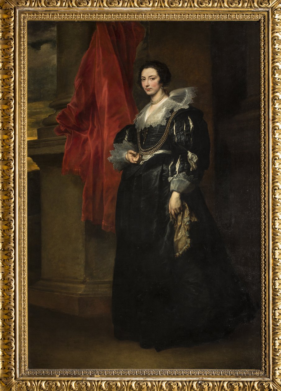 Muotokuva Johannasta of Blois, n. 1634-35 (öljy kankaalle) tekijältä Anthony van Dyck