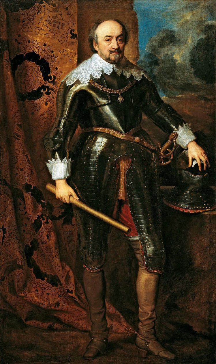 Johannes VIII:n muotokuva Nassau-Siegenistä 1583-1638, 1617. tekijältä Anthony van Dyck