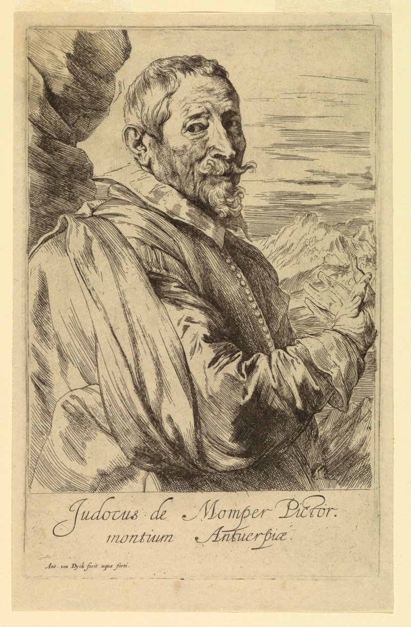 Josse de Momperin muotokuva miesten prinssien ikoneista tekijältä Anthony van Dyck