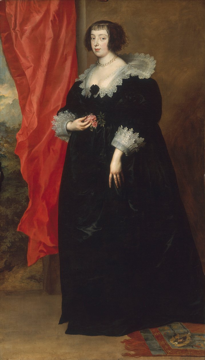 Orléansin herttuattaren Marguerite de Lorrainen (1615-72) muotokuva, 1634. tekijältä Anthony van Dyck