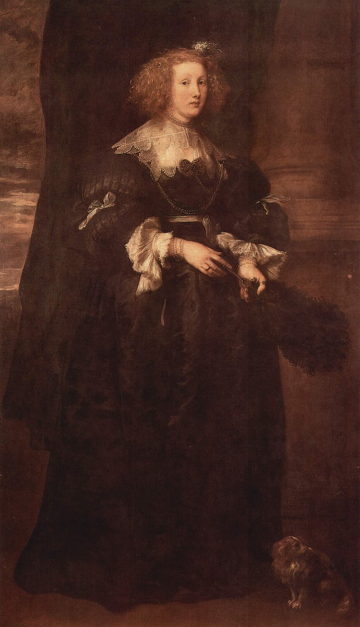 Maria de Raetin muotokuva tekijältä Anthony van Dyck