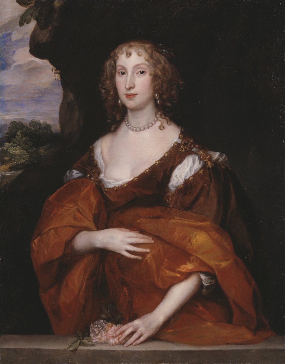 Mary Hillin, Lady Killigrew’n, muotokuva  tekijältä Anthony van Dyck