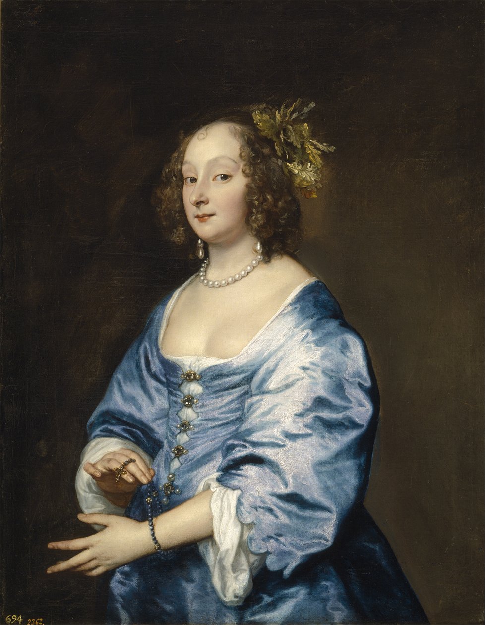 Muotokuva Mariasta, os. Ruthven, Lady van Dyck tekijältä Anthony van Dyck